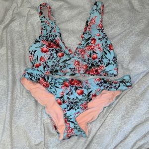 XL floral bikini